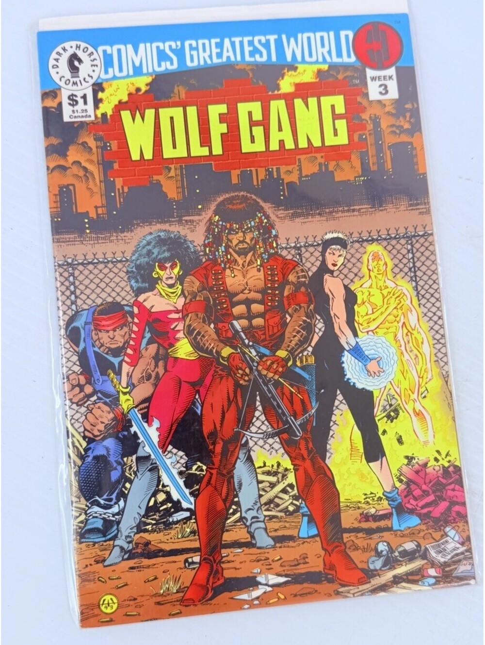 Comics' Greatest World: Wolf Gang #Week 3 (Dark Horse Comics August 1993)